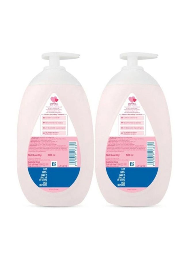 Johnson's Extra Soft Skin Care Baby Lotion, Moisturize Free, Natural Softness, 2 x 500Ml - Pack Of 2 - Image 3