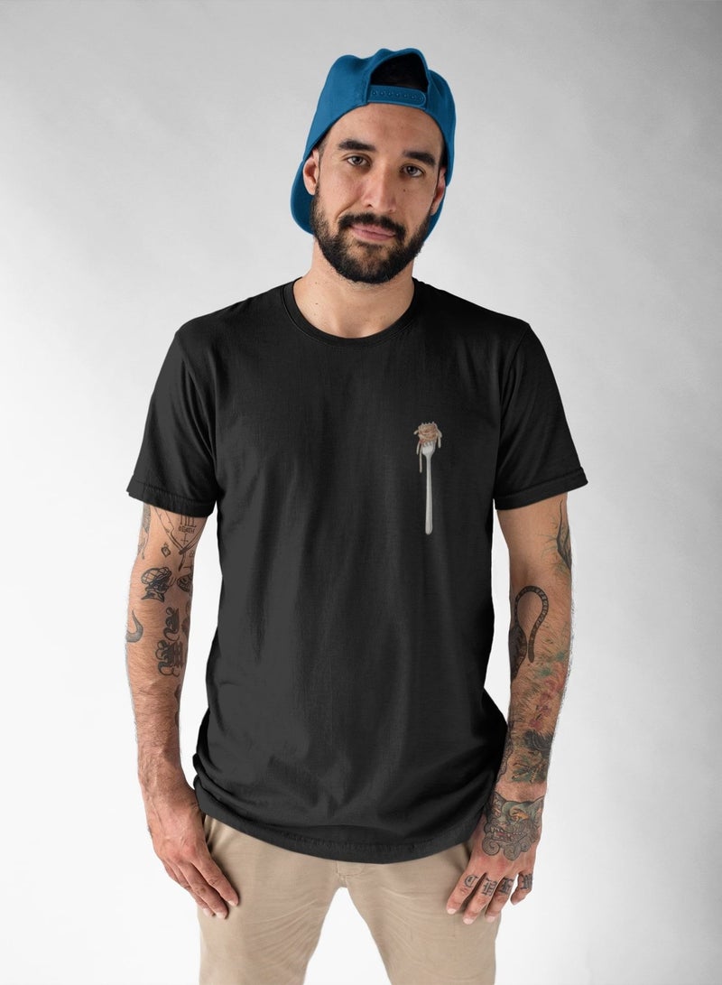MERCH Spaghetti Lover's Fork T-Shirt: A Quirky Delight for Food Enthusiasts - Image 1