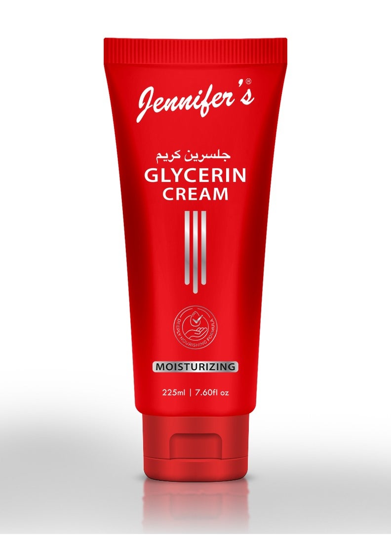 Jennifer's Glycerin Cream Moisturizing 225ML - Deep hydration, long-lasting softness & Smoothness for Everyday Skincare - pzsku/Z475FE5BCD0796CE3059AZ/45/_/1734163794/8ddcc0d2-2759-4c5e-a6b3-5b35c0bba68c