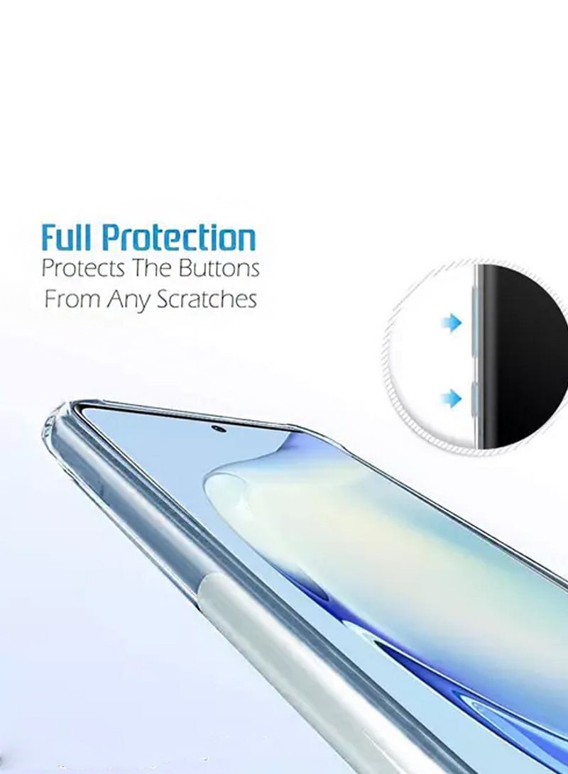 Techie Vivo V27 / Vivo V27 Pro TPU Soft Corner Ultra Slim Clear Case Shockproof Anti Fingerprint Transparent Protective Back Cover - Image 4