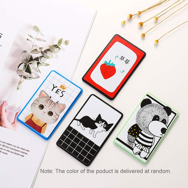 FTVOGUE Mini Card Size Calculator, Ultra Thin 3mm Cute Cartoon Solar Powered Calculator with 8 Digit Display, for Office School Students Stationery Supplies - Image 3