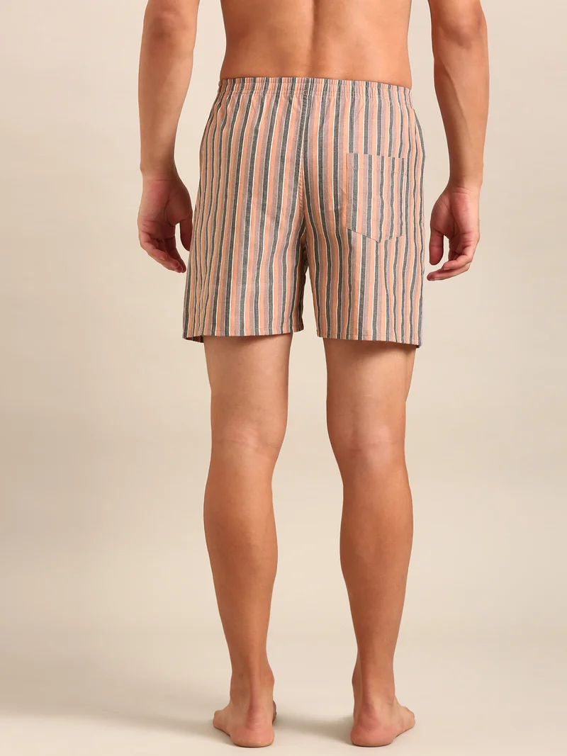جوفن Men Checked Pure Cotton Boxers Pack of 2