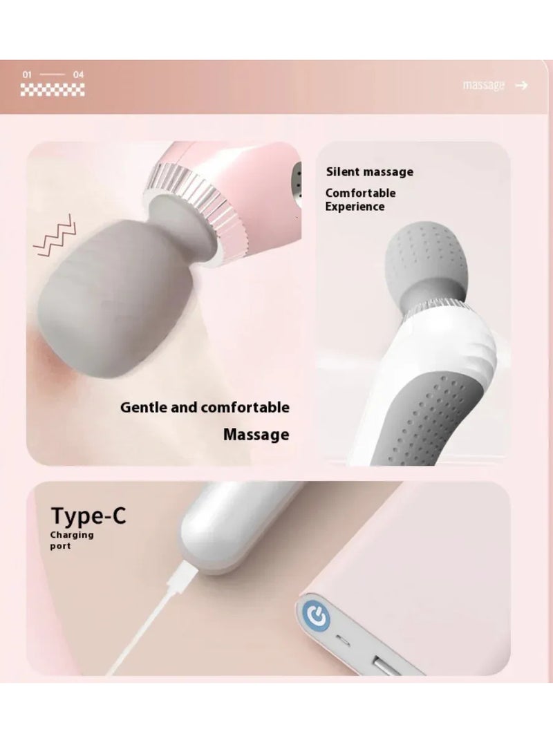 Portable Cordless Handheld Massager - Type-C Charging for Deep Muscle Relief - Image 3