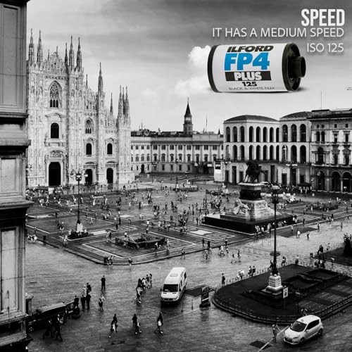 Ilford فيلم إيلفورد FP4 بلس 35 مم أسود وأبيض متوسط السرعة لجميع الأغراض مع 36 تعريض حزمة (4 عبوات) - Image 5