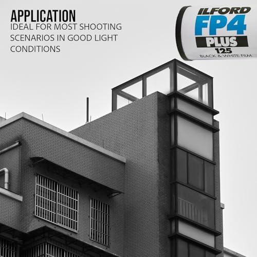 Ilford فيلم إيلفورد FP4 بلس 35 مم أسود وأبيض متوسط السرعة لجميع الأغراض مع 36 تعريض حزمة (4 عبوات) - Image 4