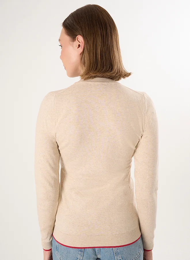 فيليكس هاردي كنزة بياقة على شكل حرف  محبوكة