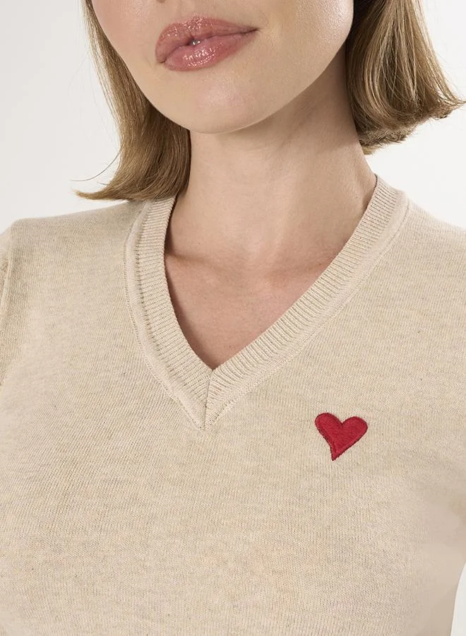 فيليكس هاردي كنزة بياقة على شكل حرف  محبوكة