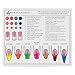 AMERICANAILS .COM Americanails Mini Acrylic Nail Training Mat - Beginners Silicone Trainer Sheet, Apply Acrylic Nails with Flexible Roll Up Pad Template, Worksheet for Acrylic Fingernails & Nail Technology - Image 3