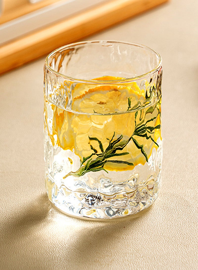 6-Piece Transparent 210Ml High Borosilicate Glass Coffee Cups – Texture Drinking Glasses For Coffee, Beverage & Daily Use - Image 5