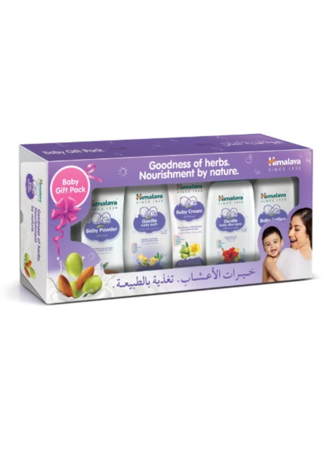 Baby Care Gift Pack with Baby Shampoo, Baby Cream, Baby Lotion, Baby Powder And Baby Bath