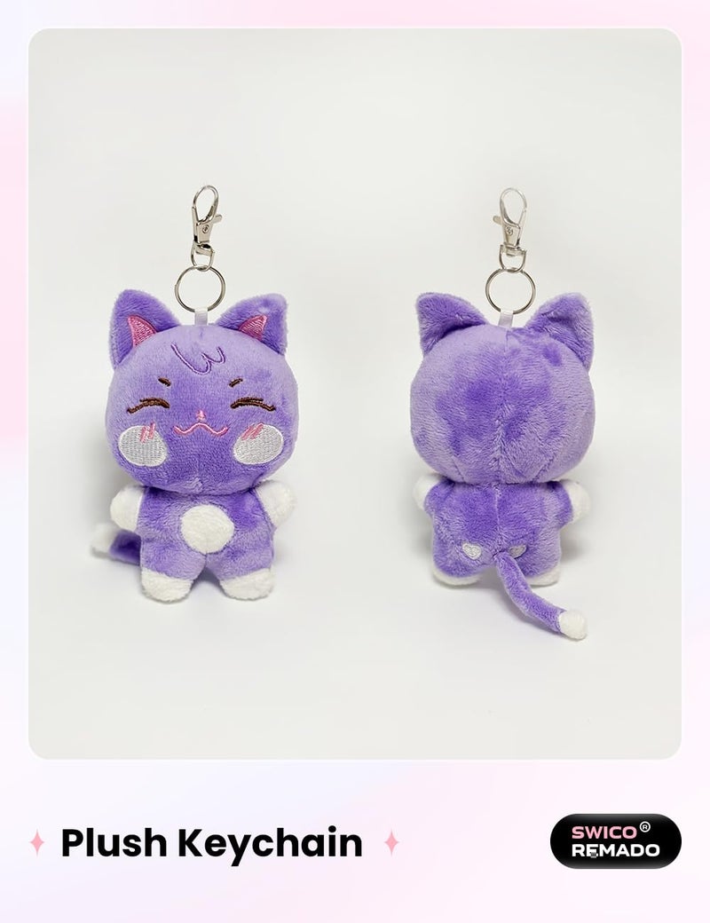 Swico Remado Cute Cartoon Animal Keychains Keyring Car Key Pendant Women Handbag Wallet Pendants Decoration - Image 2