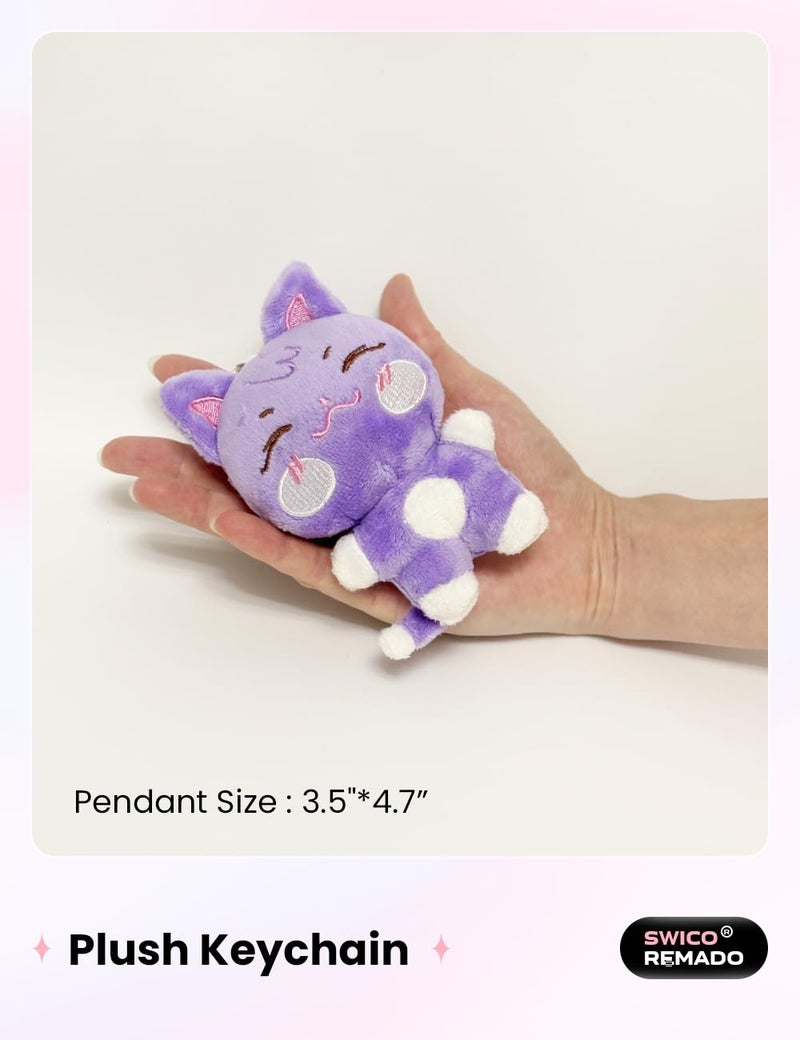Swico Remado Cute Cartoon Animal Keychains Keyring Car Key Pendant Women Handbag Wallet Pendants Decoration - Image 3