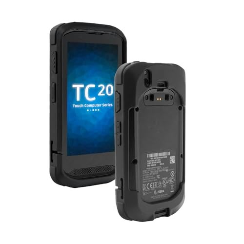 CARPSDZY TC20 Protective Bumper Case for Zebra TC20 TC200J TC25 Full Touch Barcode Scanner Mobile Computer, Rugged TPU Rubber Cover Fall-Resistant, for Devices Without Keyboards - Image 1