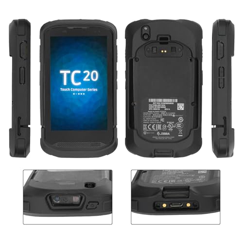 CARPSDZY TC20 Protective Bumper Case for Zebra TC20 TC200J TC25 Full Touch Barcode Scanner Mobile Computer, Rugged TPU Rubber Cover Fall-Resistant, for Devices Without Keyboards - Image 3