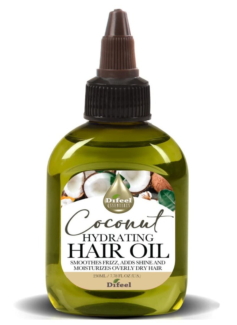 difeel Difeel Essentials Hydrating Coconut Hair Oil 2.5 oz. - Anti-Frizz, Nourishing Moisture, Improves Shine Hair Oil  - Image 1