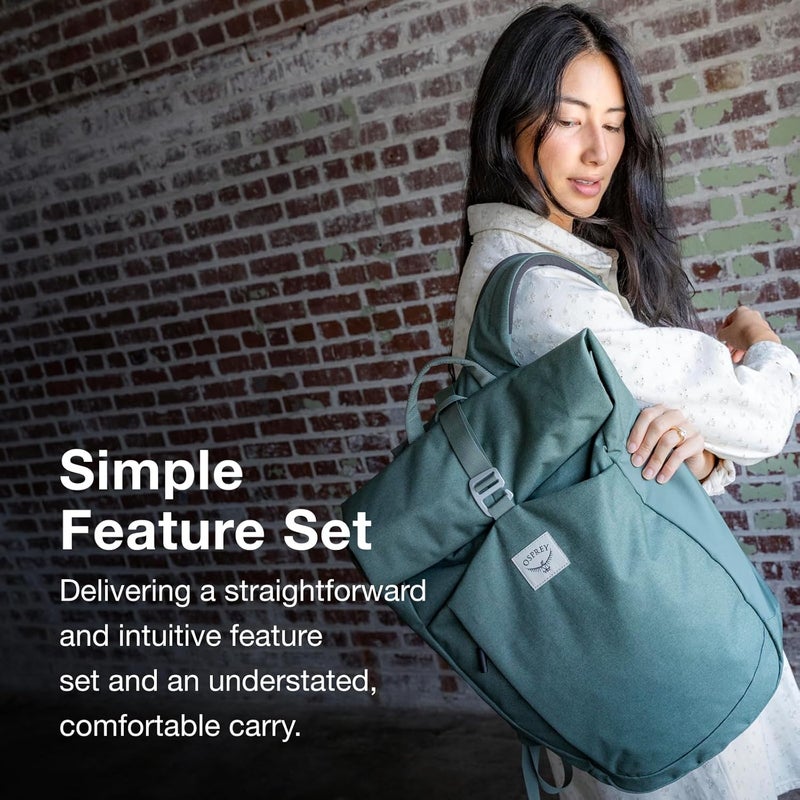Osprey Arcane Roll Top Backpack - Black - Image 5