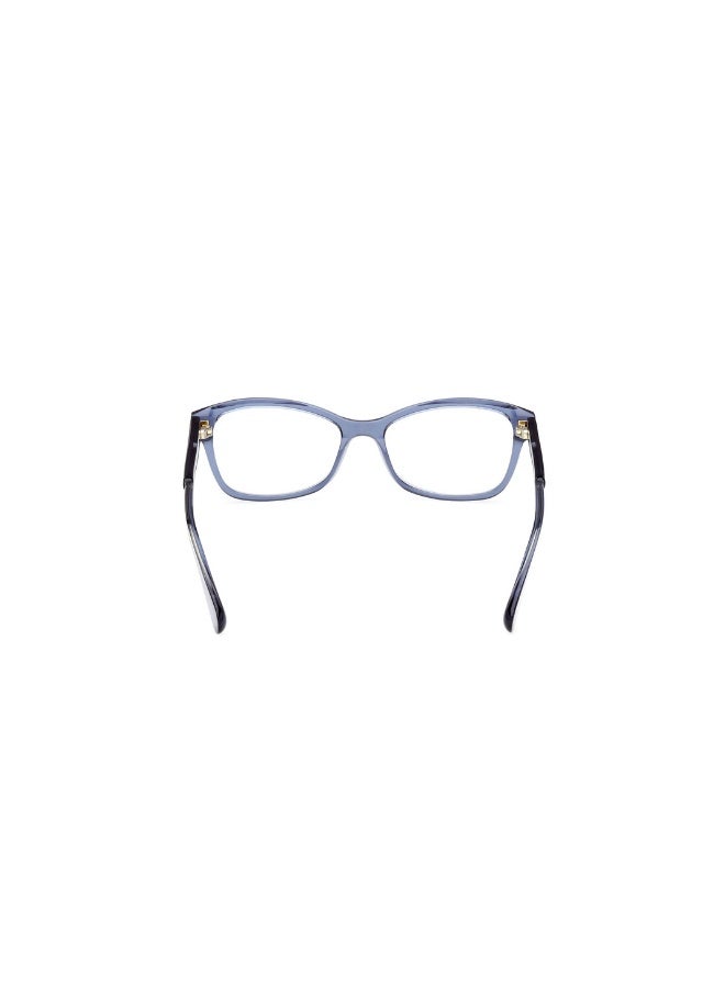ماكس اند كو نظارة طبية بشكل دائري للنساء بأذرع من الأسيتات MO5127  مقاس 50 - أزرق لامع - Image 4