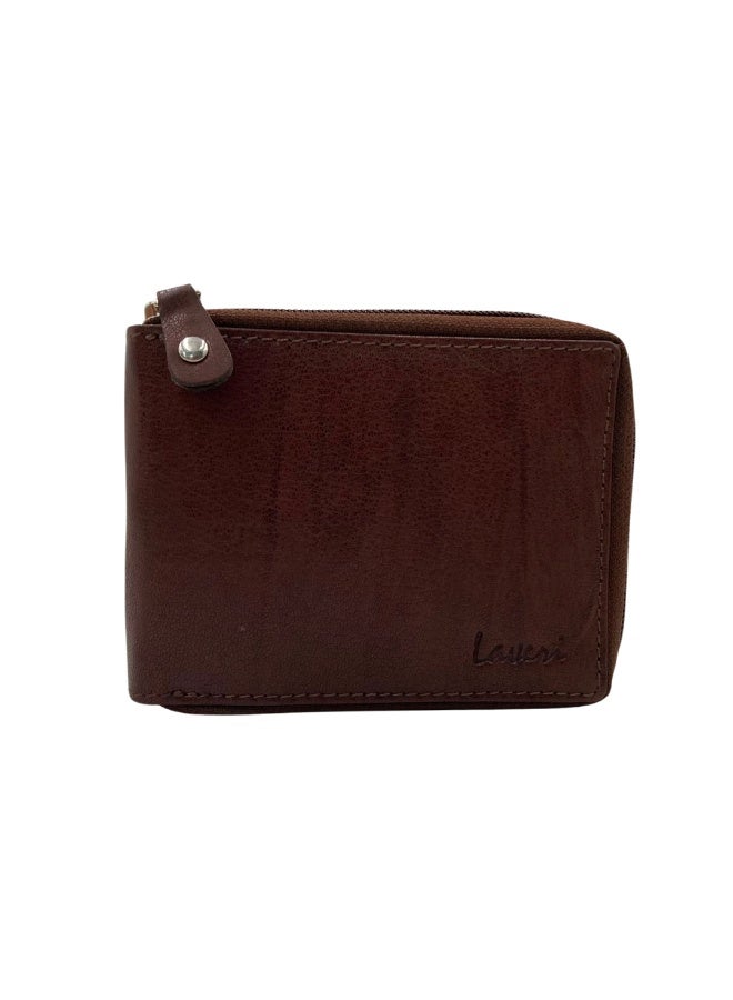 LAVERI LEATHER Full Zip leather men's Wallet #1406CZ - Image 2