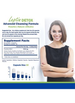 Power By Naturals Leptin Detox - Detox Cleanse Weight Loss and Belly Fat for Women & Men - Constipation Relief for Adults & Gut Cleanse (60) Acai Berry Cleanse Detox Pills  - Image 4