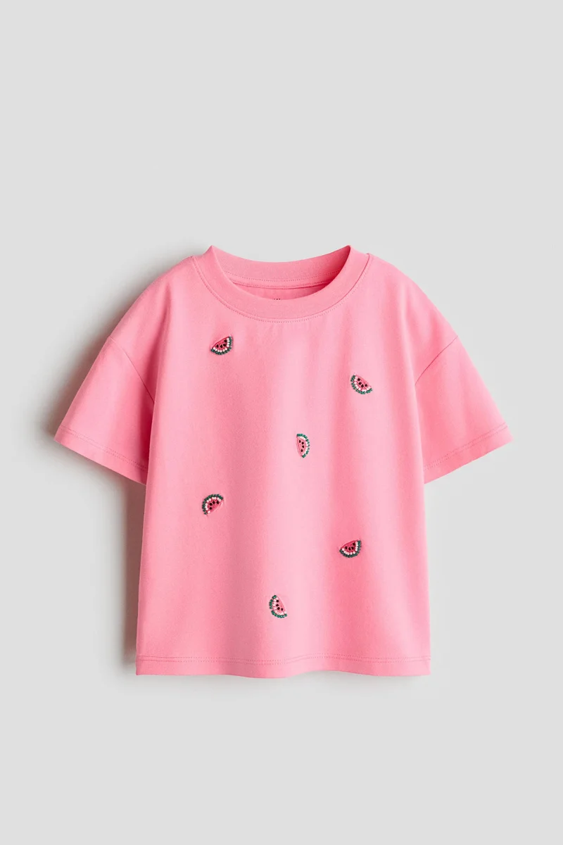 H&M Embellished T-shirt