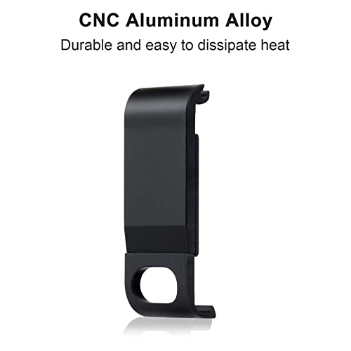 GEPULY Aluminum Replacement Side Door for GoPro Hero 13/12/11/10/9 Black, Removable USB Pass Through Door Battery Cover Type-C Charging Port Clip Repair Parts Accessories Accessory Kit - Image 3
