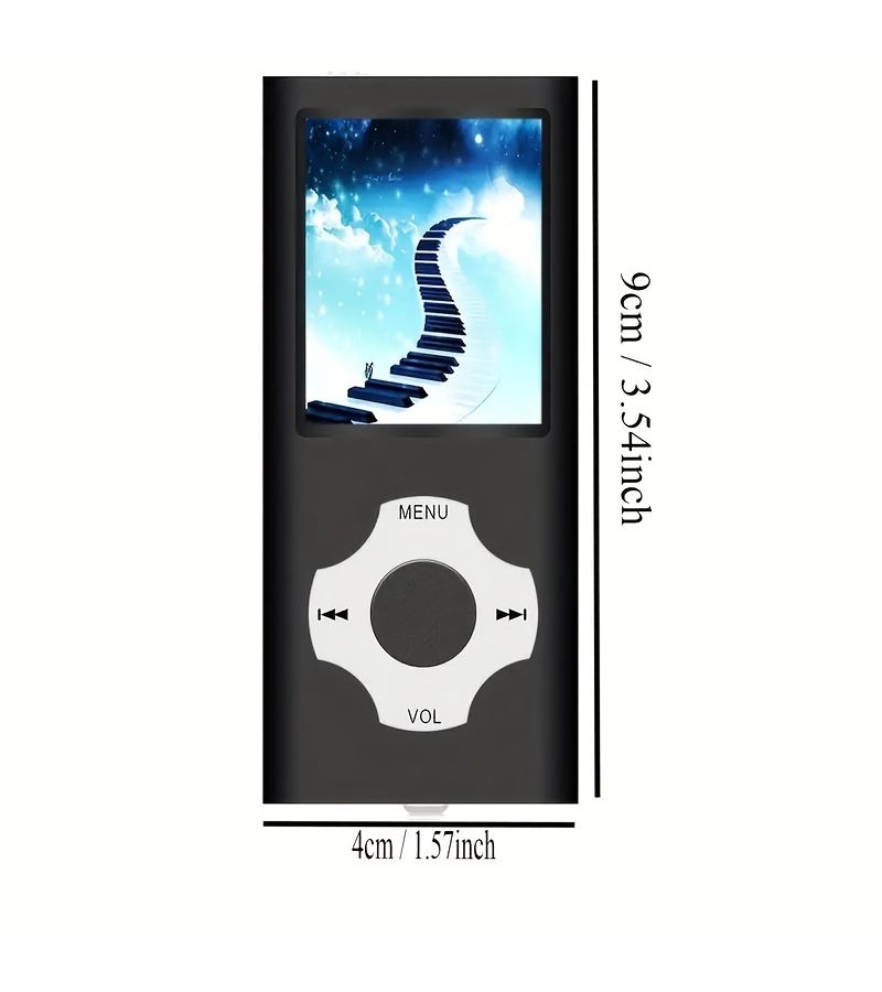 Classic MP3 MP4 Player Supports Video Ebook Picture Novel Reading With 32GB Memory Card And High Quality Earphones Suitable For Outdoor Gifts Black - Image 5