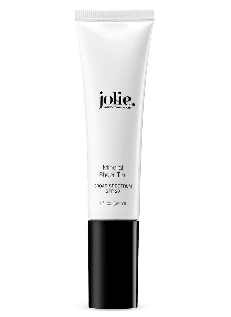 Jolie Jolie Mineral Sheer Tint SPF 20 Oil Free - Face Tinted Moisturizer - Hydration - Coverage - Sunscreen- Mineral Formula - Vegan (Natural Glow)  - Image 2