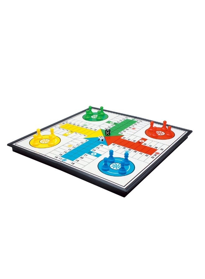 Stem Folding Magnetic Board Ludo Game – Classic Family Game for Kids and Travel - Image 1