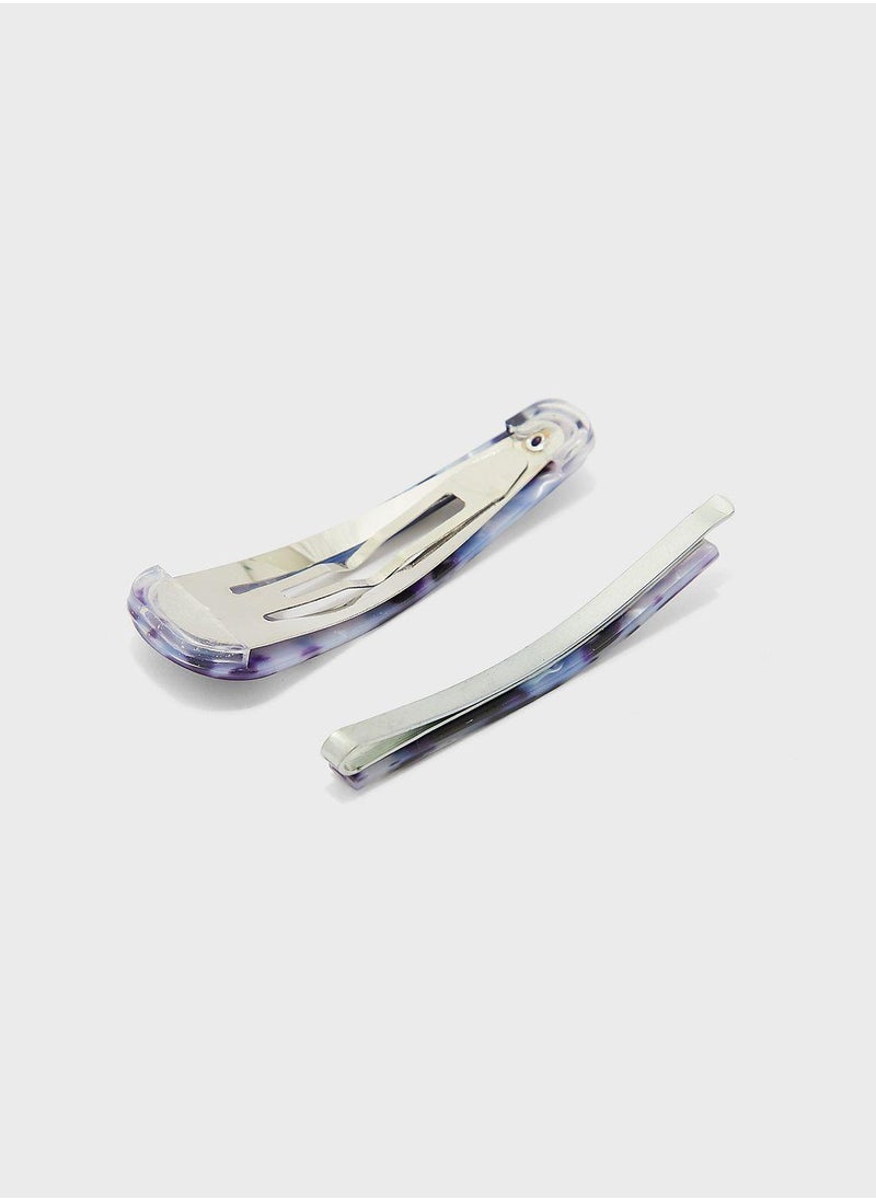 Claires Kids 2 Pack Resin Hair Clips  - Image 3