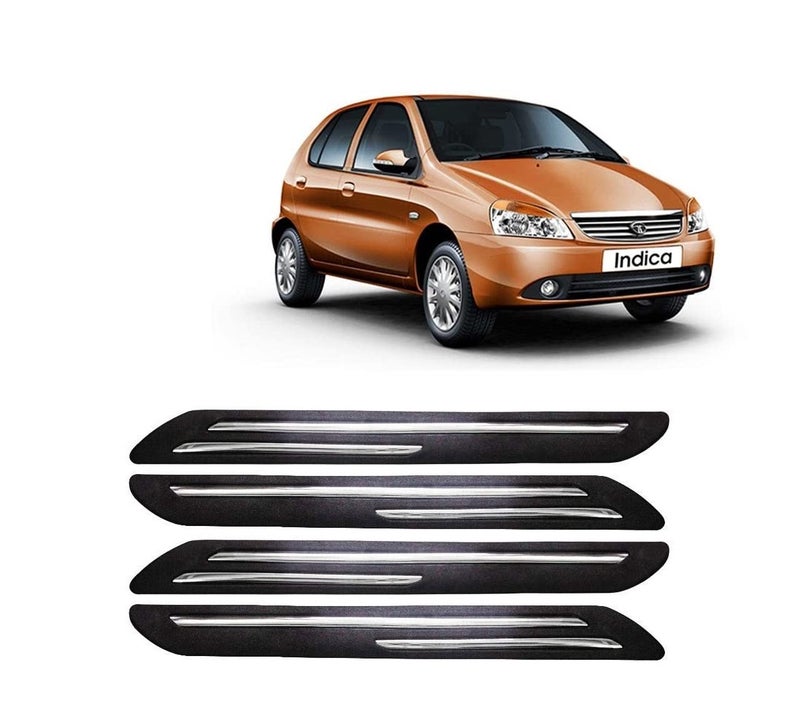 Car Bumper Guard for Tata Indica - (Chrome Strip)