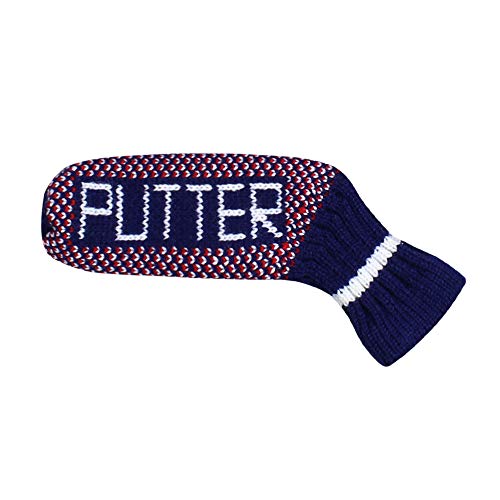 Scott Edward Blade Putter Cover Knitted, 1 Piece in Pack, Fits Golf Blade Putters Cute and Soft （Tri-Color dots） - Image 2