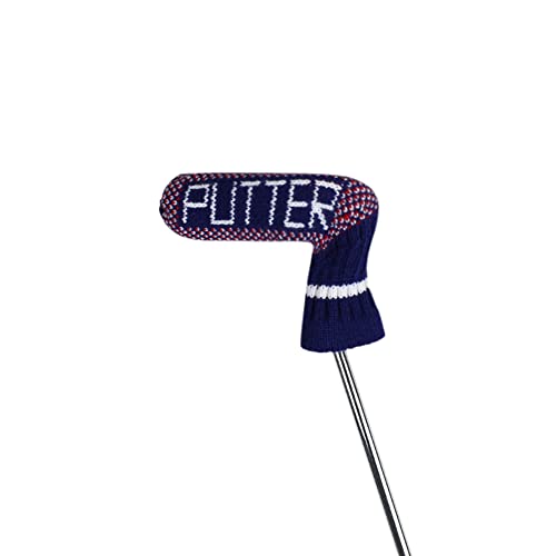 Scott Edward Blade Putter Cover Knitted, 1 Piece in Pack, Fits Golf Blade Putters Cute and Soft （Tri-Color dots） - Image 5