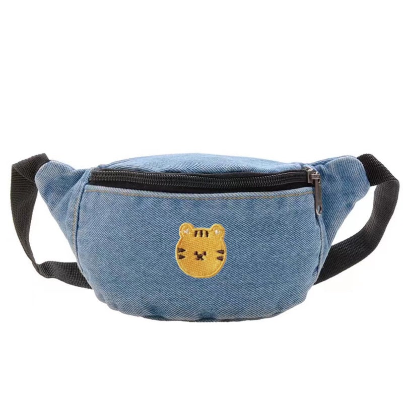 South Korea Same Children'S Chest Bag Summer Boys' Crossbody Bag Girls' Waist Bag Baby'S Outgoing Change Backpack Cowboy Bag - Image 1