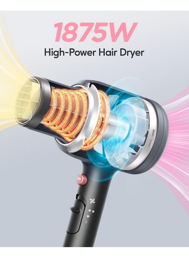 wavytalk Ionic Hair Blow Dryer With Diffuser For Curly Hair Professional Salon Attachment Diffuser And Concentrator Nozzle For Women Styling Natural - Image 2