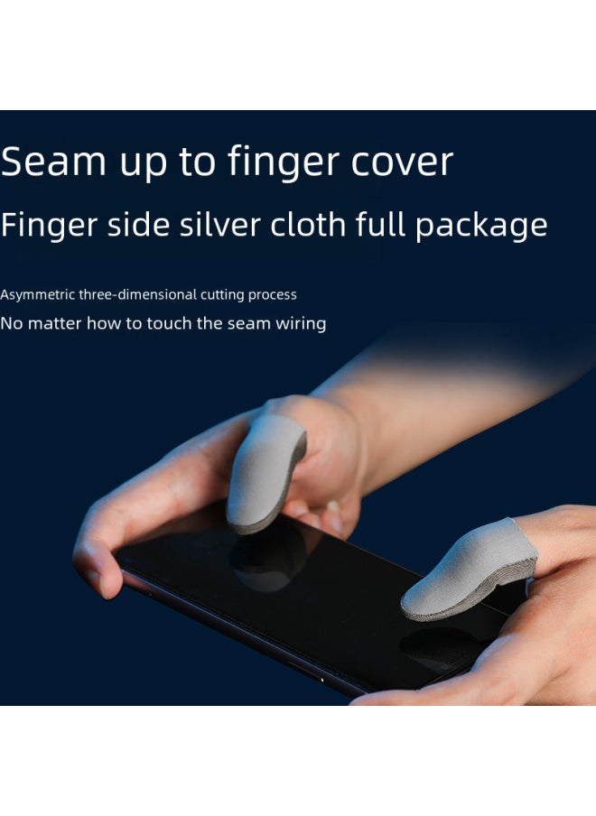 Generic Ultra-thin Gaming Finger Sleeves Anti-slip Sweat-resistant E-sports King Glory Positioning Mobile Game Finger Covers-Product Color:A Pair Of 24-pin Finger Sets (rosefinch Powder)  - Image 3