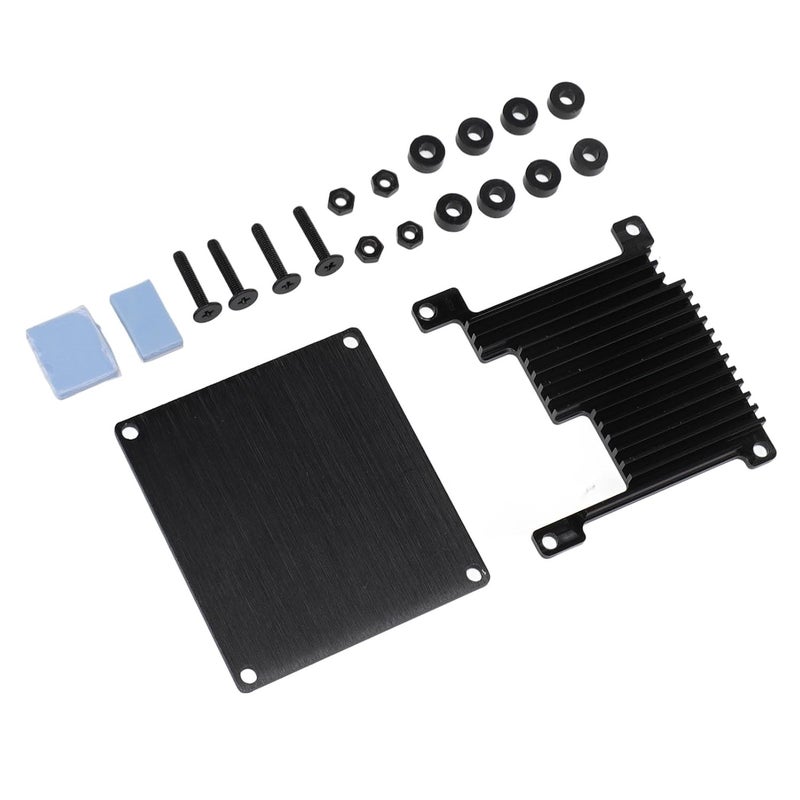 Asixxsix Orange Pi 3 Case, Aluminum Alloy Heatsink Cooling Enclosure with Precise Cutouts for Unobstructed Operation Passive Cooling Technology Thermal Adhesive Design for - Image 2
