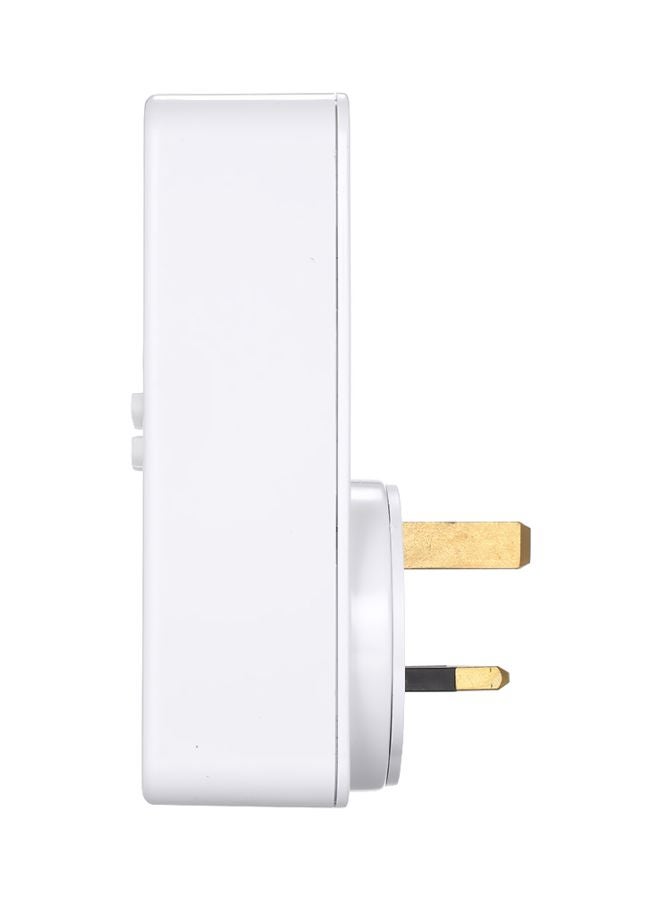 Loquat Digital Timer Switch White 19x9x10cm - Image 2