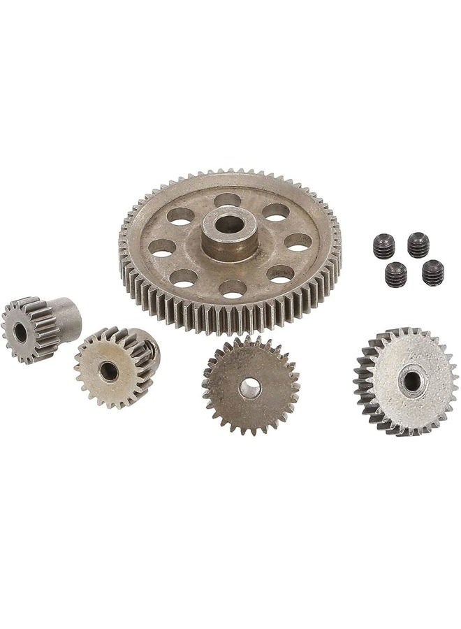 Globact 11184 Steel Diff Differential Main Metal Spur Gear 64T 17T 21T 26T 29T Motor Gear RC Replacement Parts for Redcat Volcano EPX HSP 1/10 Monster Truck Brontosaurus 94111 - Image 1