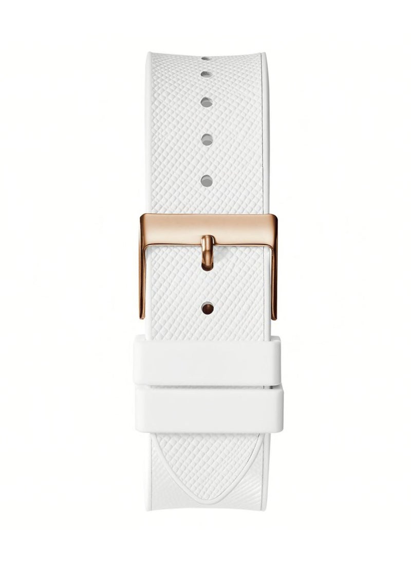GUESS ساعة جيس النسائية Raven Gold المرصعة بالكريستال GW0105L2  - Image 4