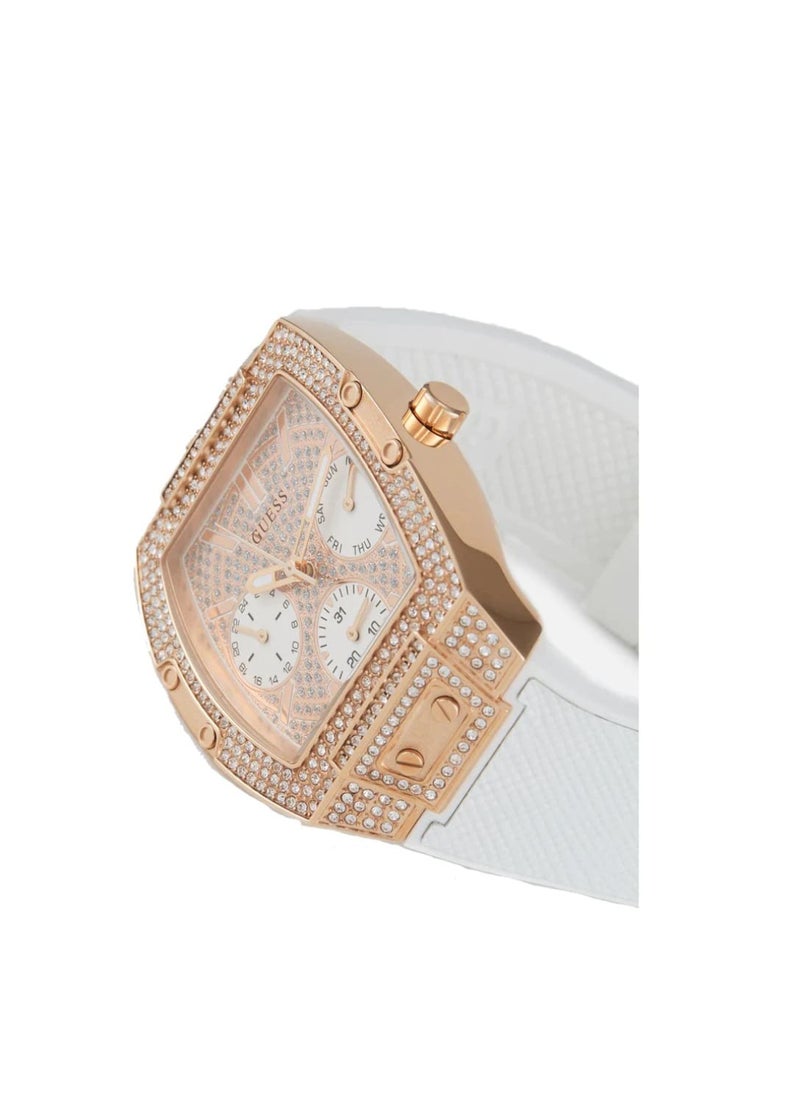 GUESS ساعة جيس النسائية Raven Gold المرصعة بالكريستال GW0105L2  - Image 2