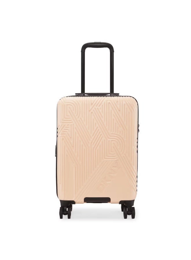 دكني حقيبة سفر  سيتي سكيب بعجلات للجنسين خفيفة الوزن  بعجلات دوارة  ألوان خوخي فاتح - Image 1