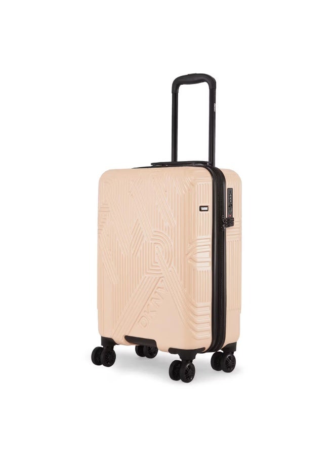 دكني حقيبة سفر  سيتي سكيب بعجلات للجنسين خفيفة الوزن  بعجلات دوارة  ألوان خوخي فاتح - Image 4