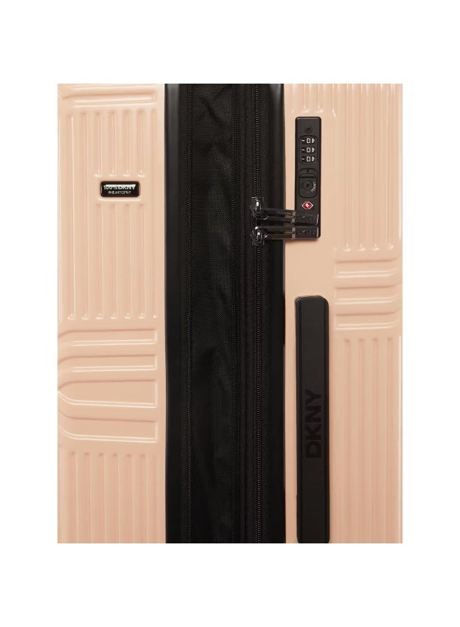 دكني حقيبة سفر  سيتي سكيب بعجلات للجنسين خفيفة الوزن  بعجلات دوارة  ألوان خوخي فاتح - Image 5