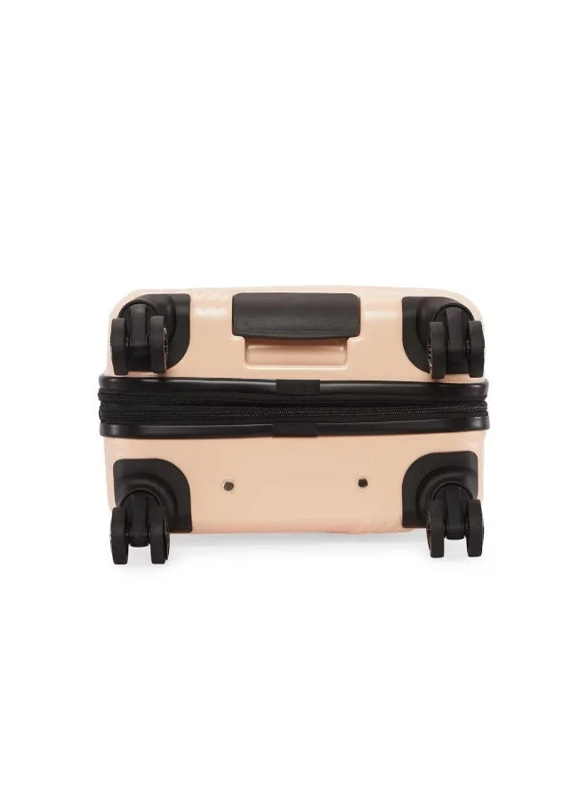 DKNY Pale Peach DKNY City Scape Hardside Luggage on Wheels for Unisex | Ultra Lightweight ABS with Spinner Wheels 4 Color Pale Peach for Women | Best Price UAE