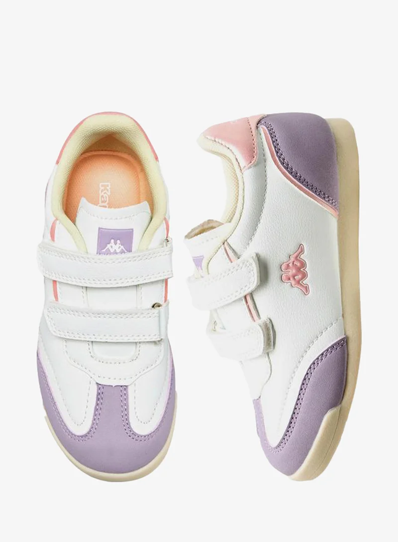 Kappa Girls Hook & Loop Ankle School Sneakers