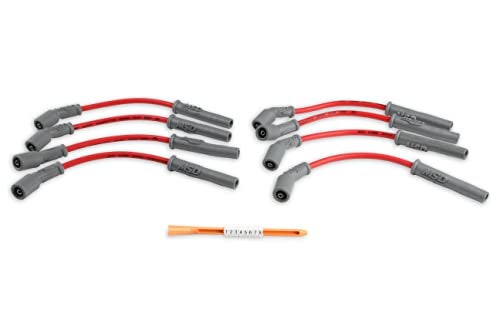 MSD 32829 Super Conductor Spark Plug Wire Set, Red - Image 3