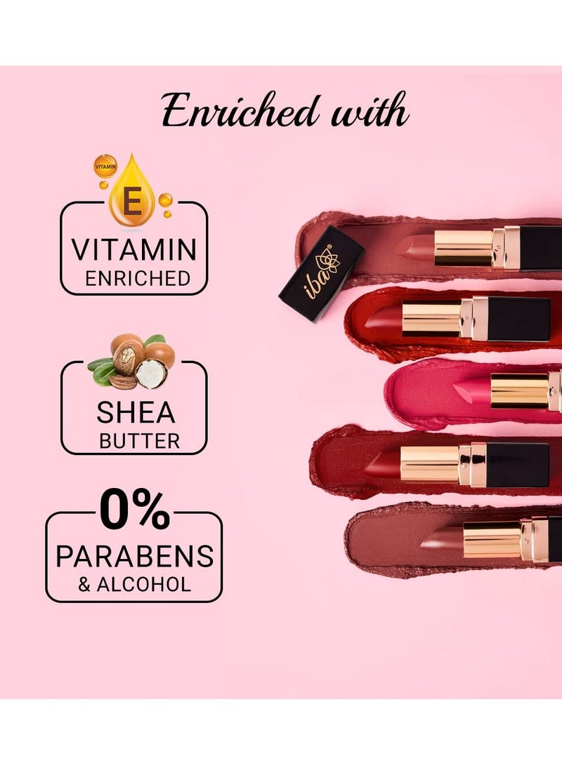 Iba Long Stay Matte Lipstick Shade M15 Cinnamon Chai 4g - Image 4
