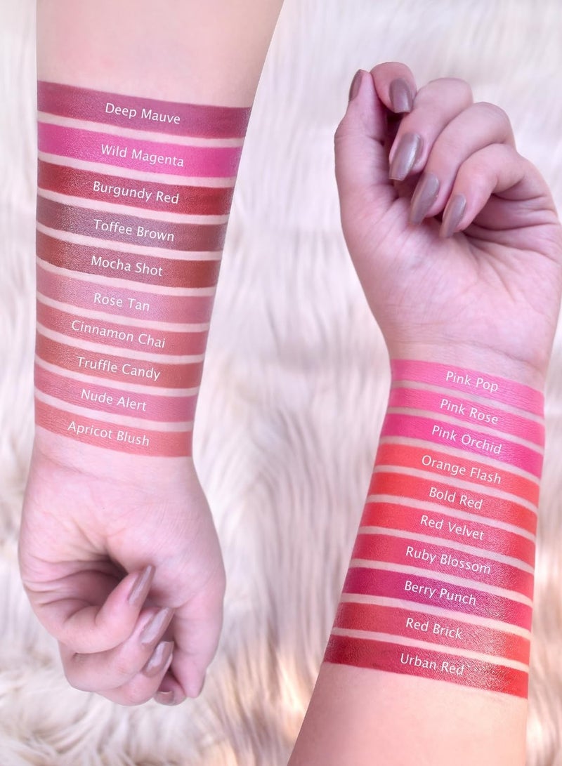 Iba Long Stay Matte Lipstick Shade M15 Cinnamon Chai 4g - Image 3