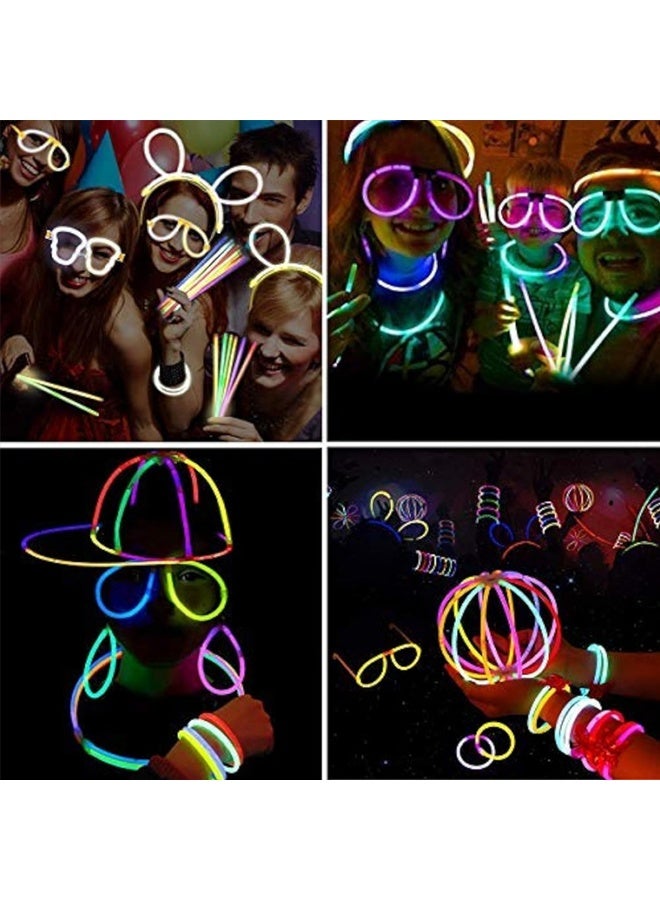 ILovhaprty 100pcs Glow Sticks Party Favors For Kids Glow In The Dark With Connectors - Image 3