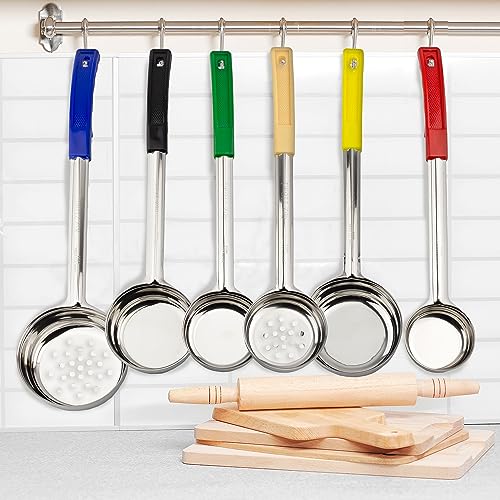 Darware Portion Control Serving Spoons (6-Piece Ladle Set); w 1/4 Cup, 1/2 Cup, 3/4 Cup & 1 Cup (2, 4, 6, 8 oz) & 1/2 & 1 Cup Utensils/Spoodles - Image 3